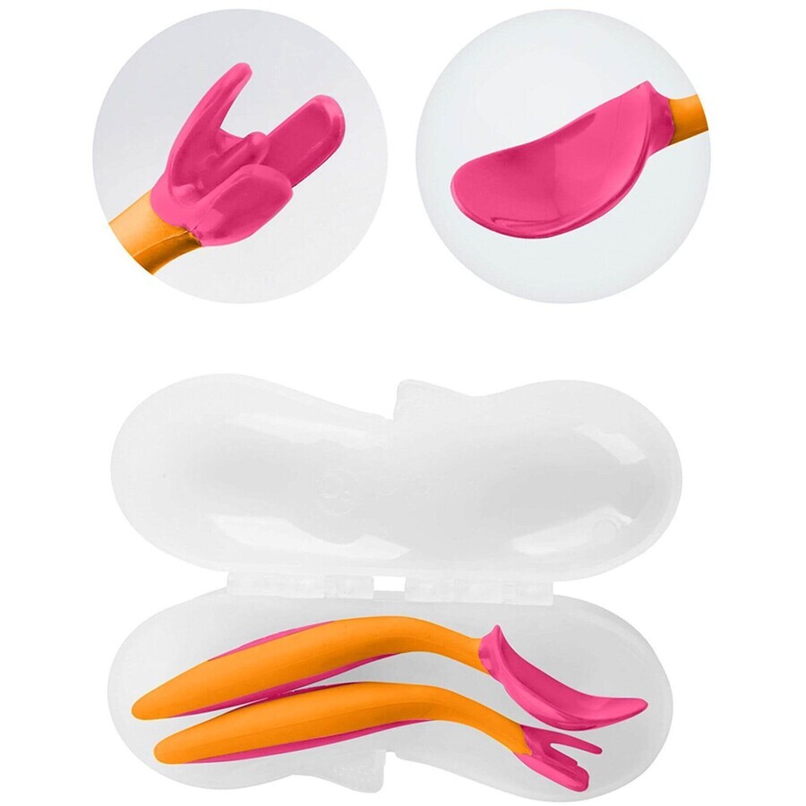 B. Kastenbesteck für Kleinkinder rosa B. Kastenbesteck für Kleinkinder rosa