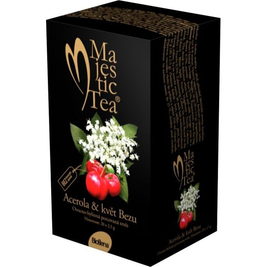 Biogena Majestic Té Acerola + Flor de Saúco n.s. 20 x 2,5 g