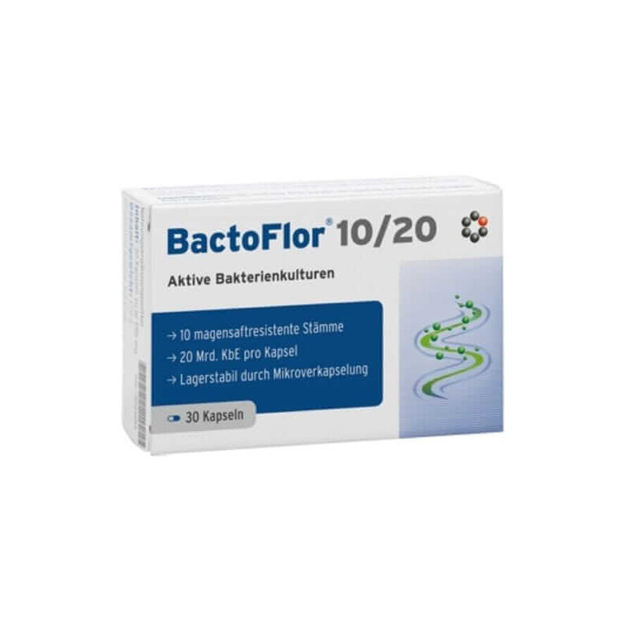 BactoFlor 10/20 30 capsule INTERCELL Pharma - probiotici