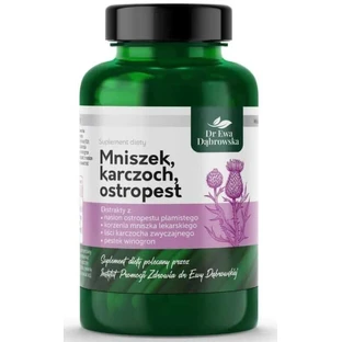 Paardenbloem, artisjok, distel 60 capsules Dr. Ewa Dabrowska
