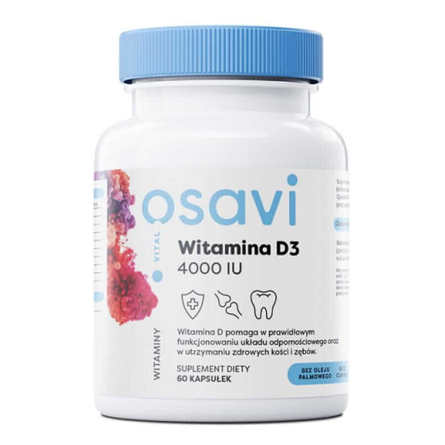 Osavi Vitamina D3 4000 UI 60 cápsulas Quali-D
