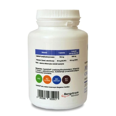 MSM Organisch Zwavel OptiMSM PLUS 180 tabletten Aliness