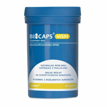 Bicaps MSM 700mg 60 cápsulas Formeds