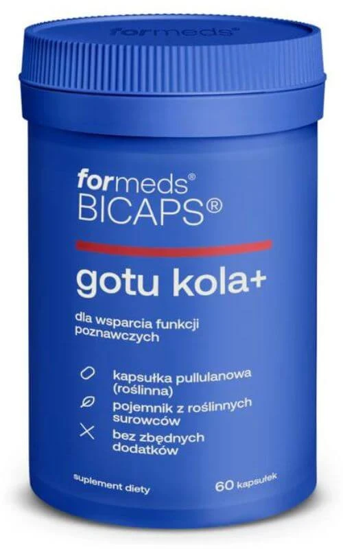 Bicaps Gotu kola + 60 Formeds capsules