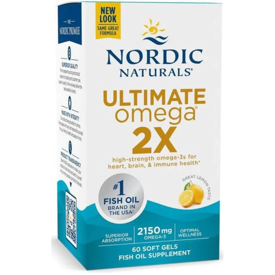 Ultimate Omega 2X 2150 mg (60 capsules) Nordic Naturals