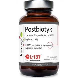 Postbiotic Lactobacillus plantarum L-137, 60 capsules Kenay