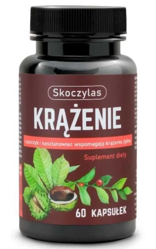 Skoczylas Circulation ruscus, diosmin, chestnut 60 capsules