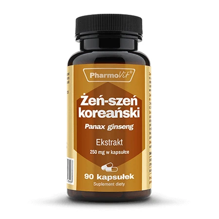Ginseng Coréen Panax ginseng 250 mg (90 gélules) Pharmovit Classic
