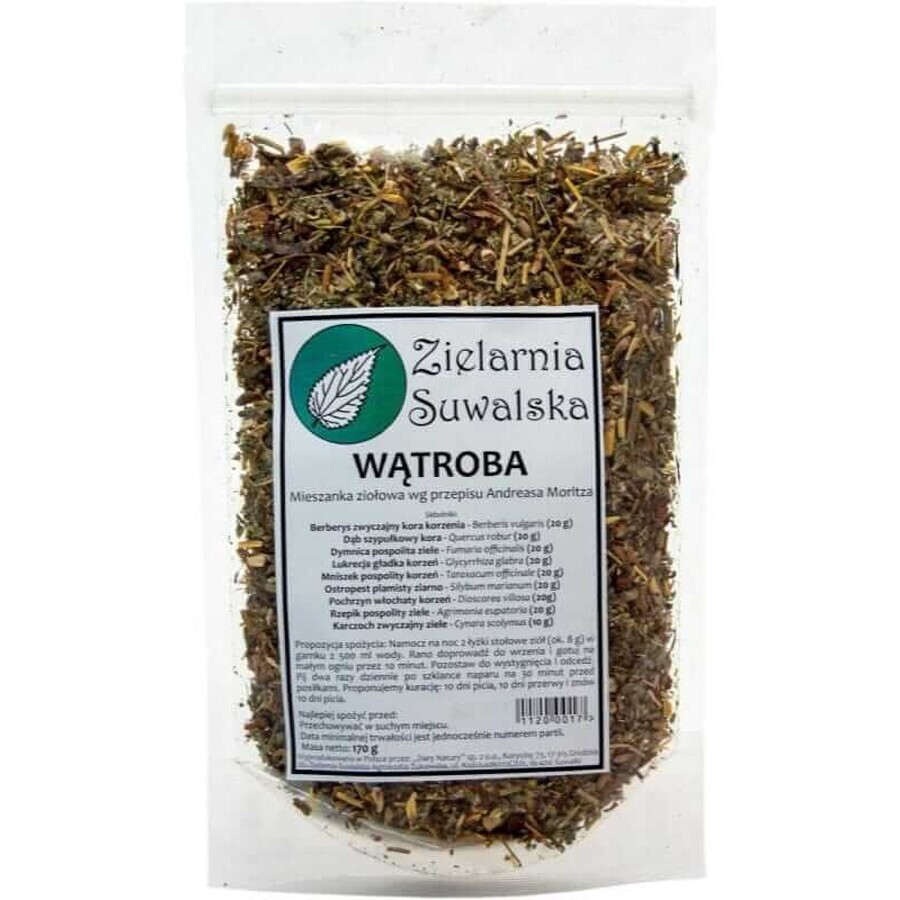 Herbal mixture for liver according to a recipe by Andreas Mortiz 170g Suwalska Zielarnia Suwalska