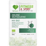 BeOrganic Green Cleansing BIO Fitness & Sport MIX Bio ( iarbă de orz, iarbă de grâu, spirulină, Chlorella) 100g