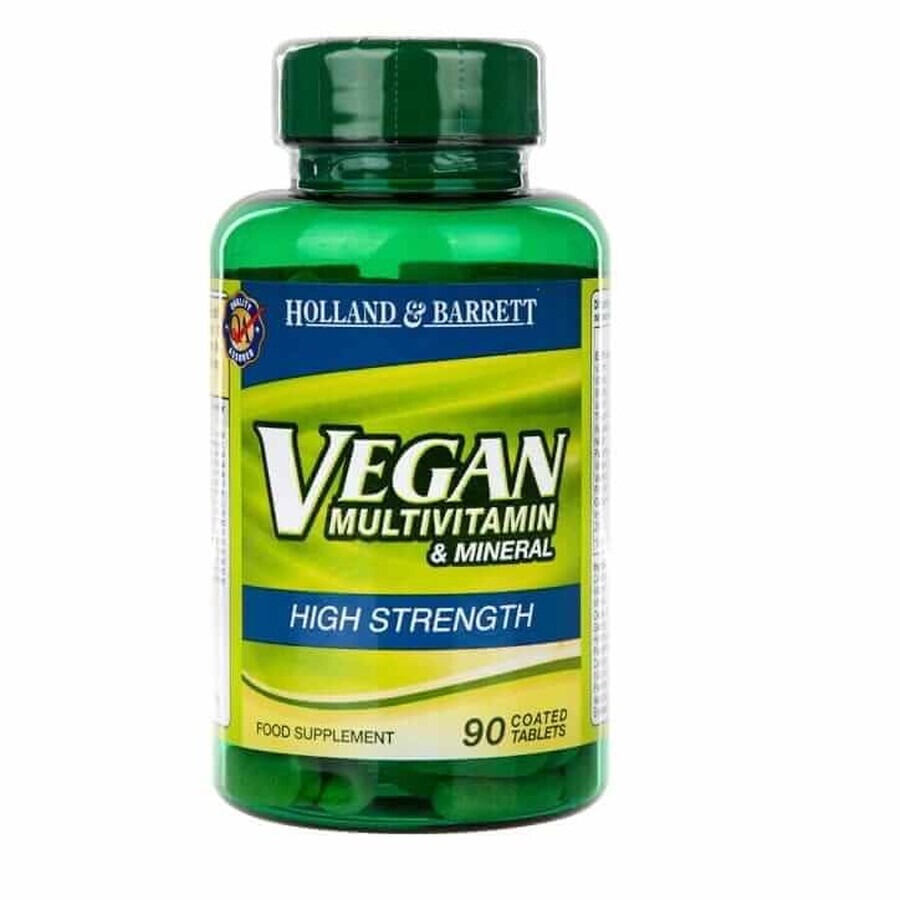 Vegan High Strength Multivitamins 90 comprimés Holland & Barrett