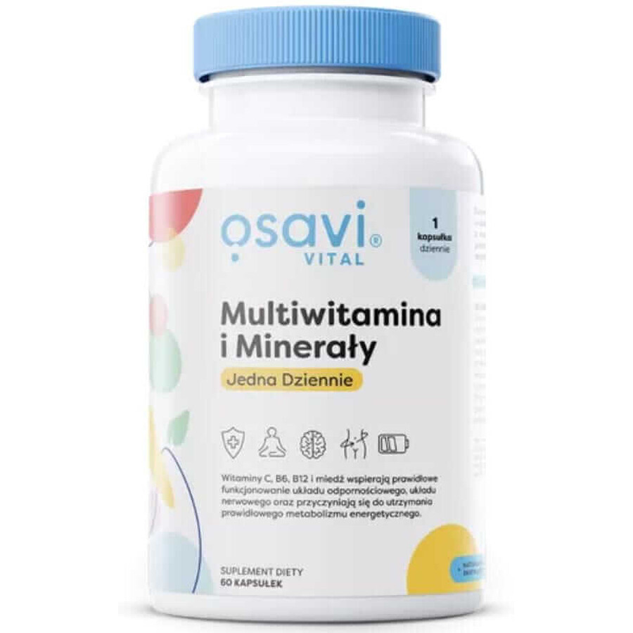 Osavi Multivitamine e minerali (uno al giorno) 60 capsule