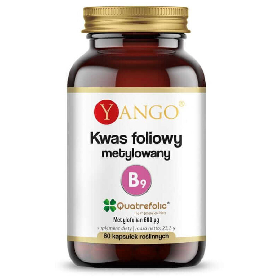 Acido folico metilato (Quatrefolic) 60 capsule Yango