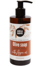Savon &#224; l&#39;huile d&#39;olive noire et &#224; l&#39;huile d&#39;argan parfum fruits tropicaux 300ml Arganove
