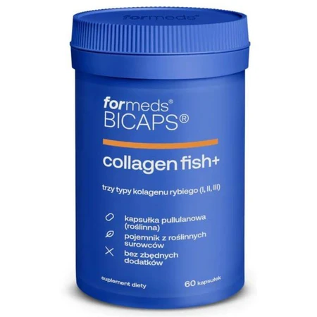 Bicaps Collageen Fish+ (viscollageen) 60 capsules Formulieren