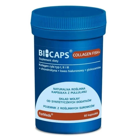 Bicaps Collageen Fish+ (viscollageen) 60 capsules Formulieren