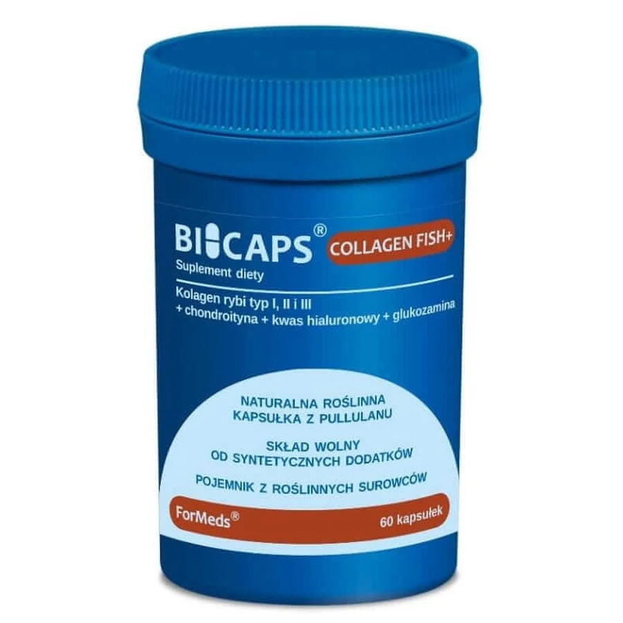 Bicaps Collageen Fish+ (viscollageen) 60 capsules Formulieren