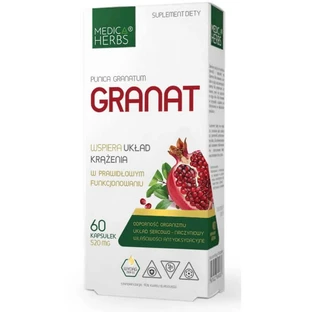 Granada 520 mg, 60 cápsulas Medica Herbs