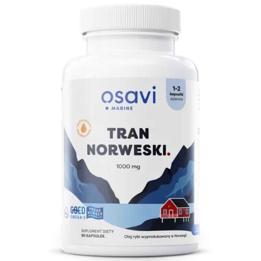 Osavi Tran Norwegian Lemon 1000 mg, 90 capsule molli