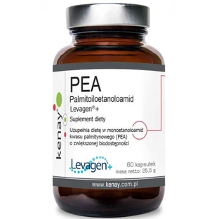 PEA Palmitoil etanolamida Levagen, 60 cápsulas, Kenay