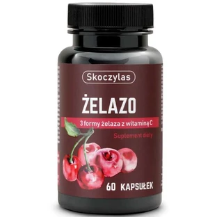 Skoczylas IJzer 3 vormen met vitamine C, 60 capsules