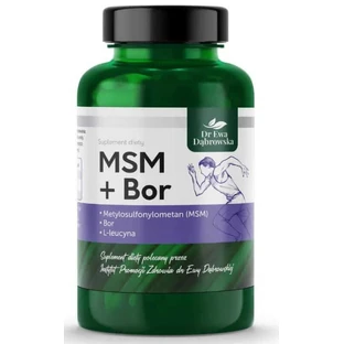 MSM + Boron 60 capsules Dr. Ewa Dąbrowska