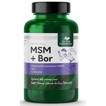 MSM + Boron 60 capsules Dr. Ewa Dąbrowska