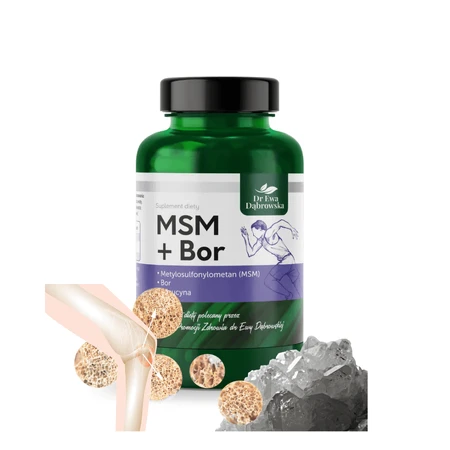 MSM + Boron 60 capsules Dr. Ewa Dąbrowska