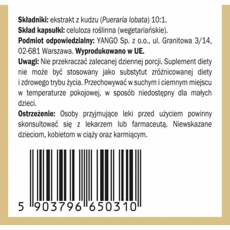 Kudzu Extract 10:1 ( 90 capsules) Yango