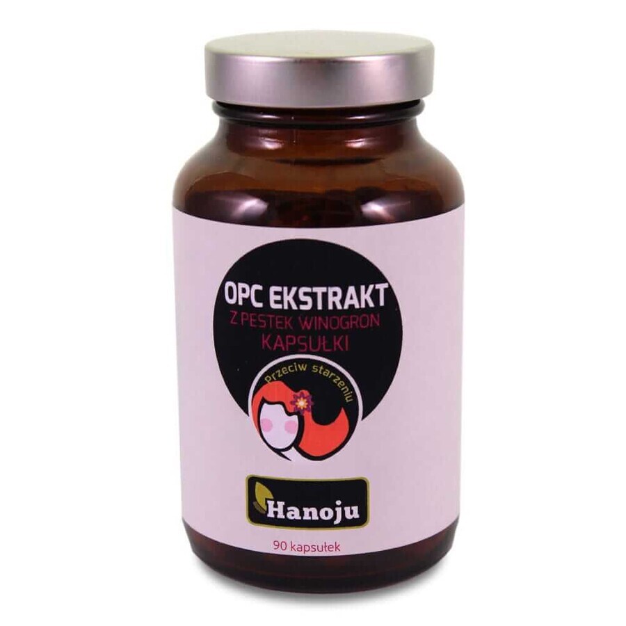 OPC extracto de semilla de uva 400mg 90 cáps. Hanoju