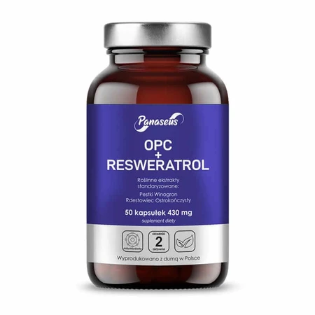 OPC + Panaseus Resveratrol (430mg) 50 Kapseln