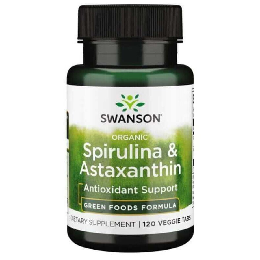 Spirulina & Astaxanthin 120 tablets Swanson