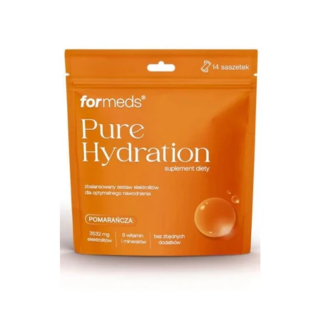 Hidratación Pura Electrolitos Sabor Naranja 14 sobres Formeds