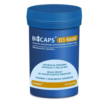 Bicaps D3 4000 (120 cápsulas) Formeds