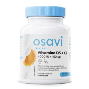 Osavi Vitamina D3 4000IU + K2 150mcg - 60 cápsulas