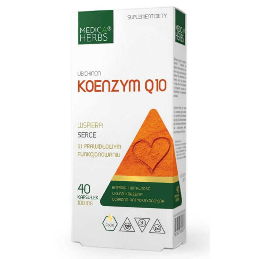Co-enzym Q10 100mg 40 capsules Medica Herbs