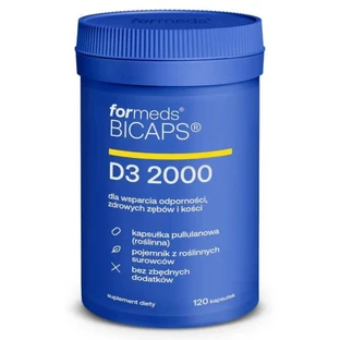 Bicaps D3 2000 IU 120 capsules Vormen