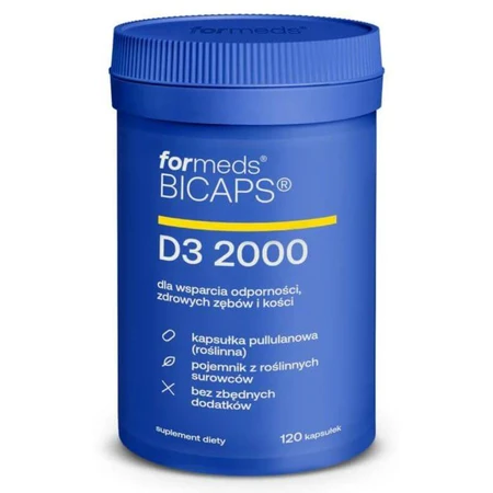 Bicaps D3 2000 IU 120 capsules Vormen