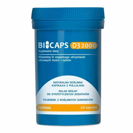 Bicaps D3 2000 IU 120 capsules Vormen