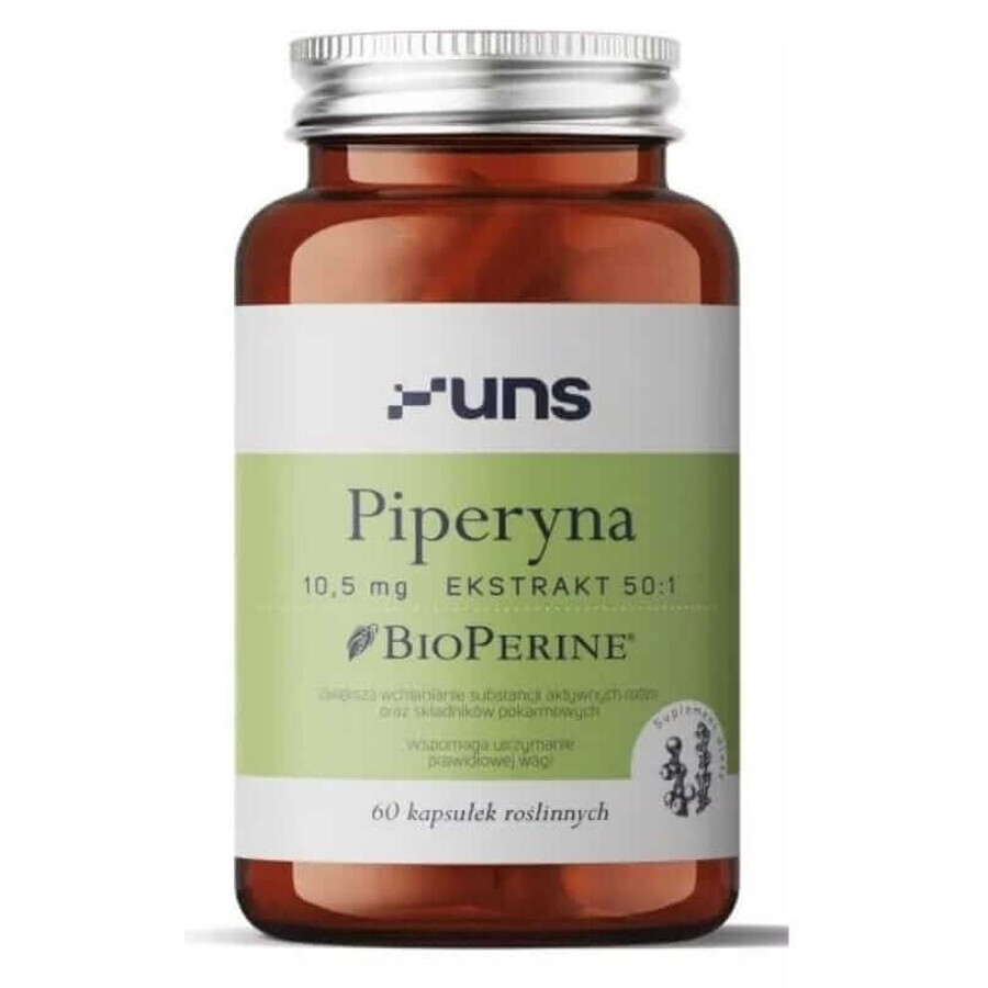 Piperina 60 cápsulas UNS