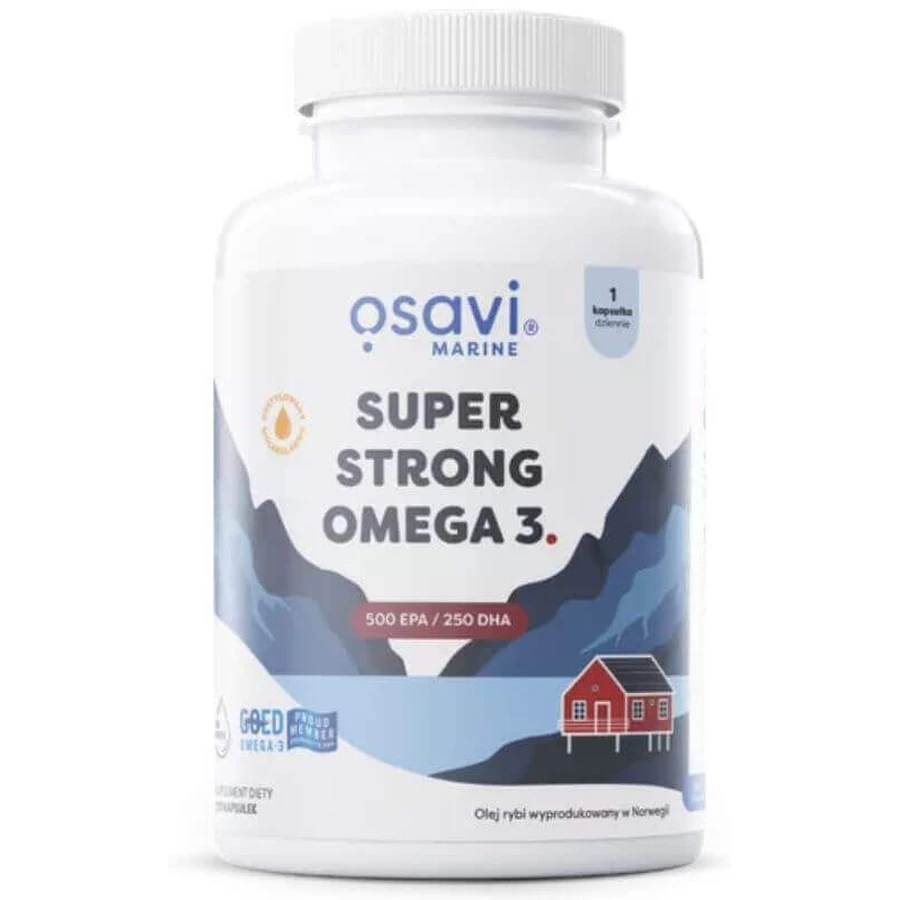 Osavi Super Strong Omega 3, 500 EPA / 250 DHA 120 cápsulas