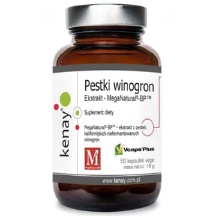 Druivenpitextract Mega Natuurlijk-BP 60 capsules) Kenay
