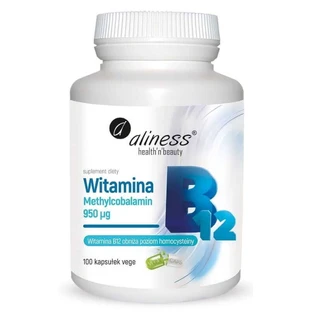 Vitamin B12 Methylcobalamin 950µg x 100 capsules Aliness