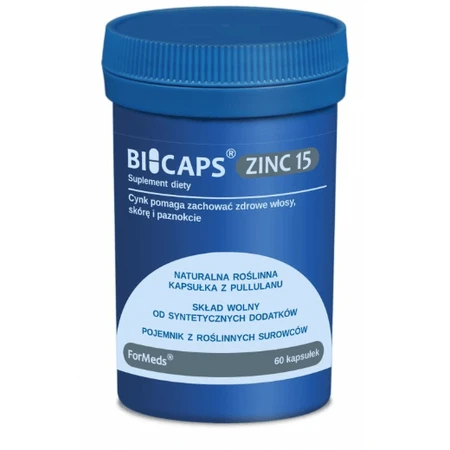 Bicaps Zinc 15 - Zinc - 60 caps Formeds