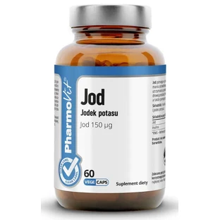 Iode (iodure de potassium 150µg) 60 gélules végétales Clean Label Pharmovit