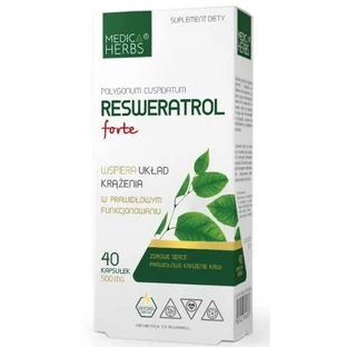 Resveratrol forte 250mg, 40 capsules Medica Herbs