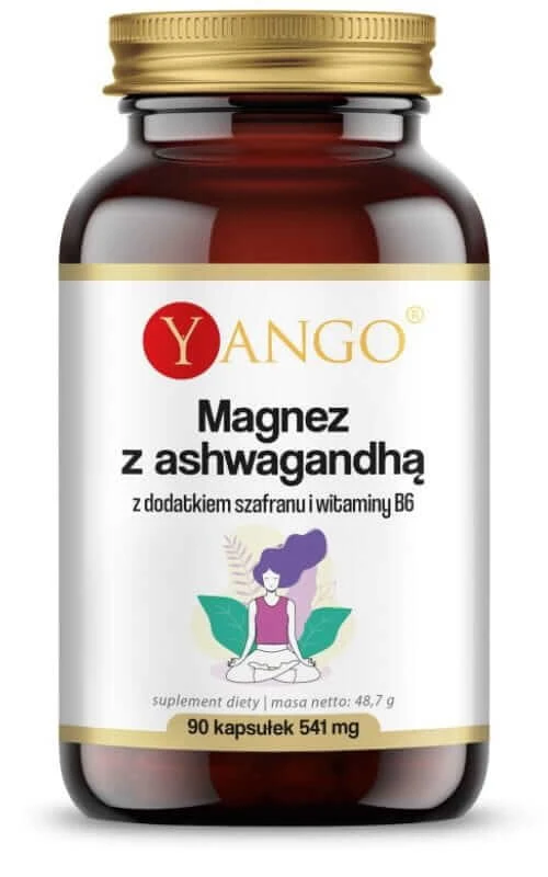 Magnesium with ashwagandha with saffron and vitamin B6 90 capsules…