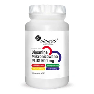 Gemicroniseerde Diosmin PLUS 500 mg (100 tabletten) Aliness