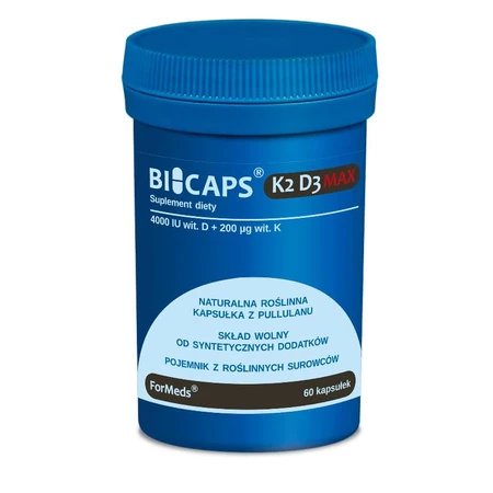 Bicaps K2 D3 Max 60 capsules Formeds