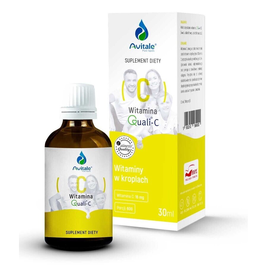 Vitamina C Quali-C 16 mg (ácido L-ascórbico) 30 ml Avitale